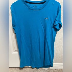 Hollister light blue tee shirt